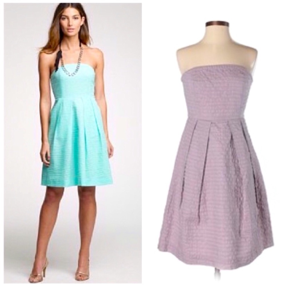 J. Crew Lorelei Embossed-Cotton Dress 👗